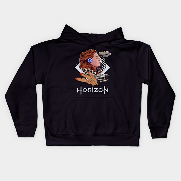 Horizon Kids Hoodie by xartt